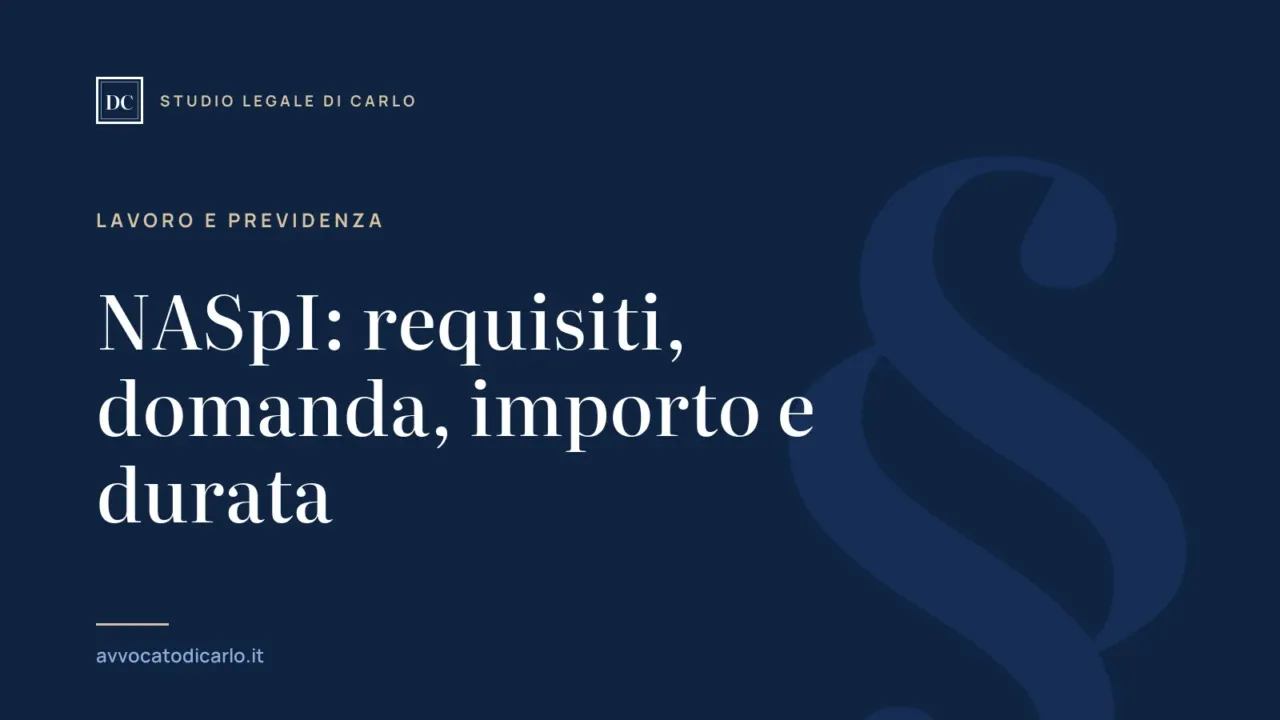 NASpI: requisiti, domanda, importo e durata