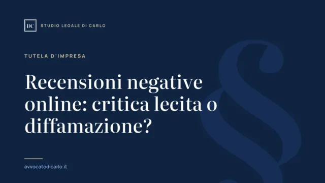 Recensioni negative online: critica lecita o diffamazione?