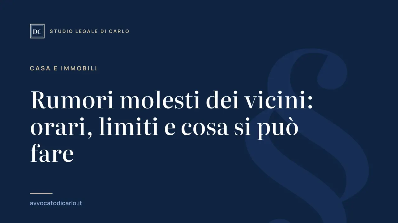 Rumori molesti dei vicini: orari, limiti e cosa si può fare